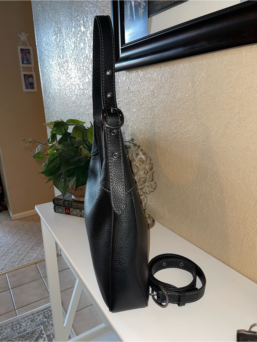 Coach Ella Shoulder Bag with Black Leather Charm - Picture 4 of 9